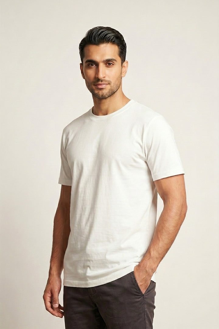 Colshirt Men's White T-Shirt