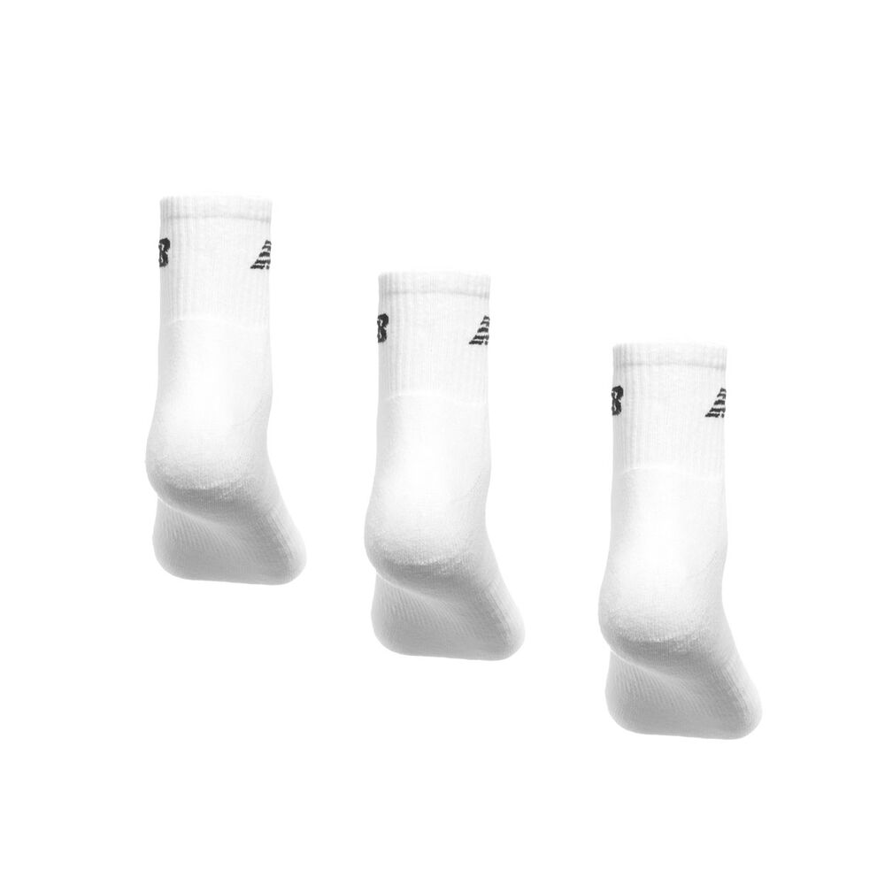 New Balance Quarter Crew Socks 3 Pack White
